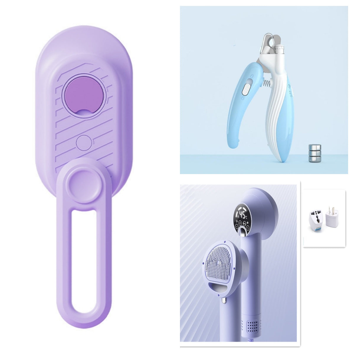 LED Self Storage Nail Clippers