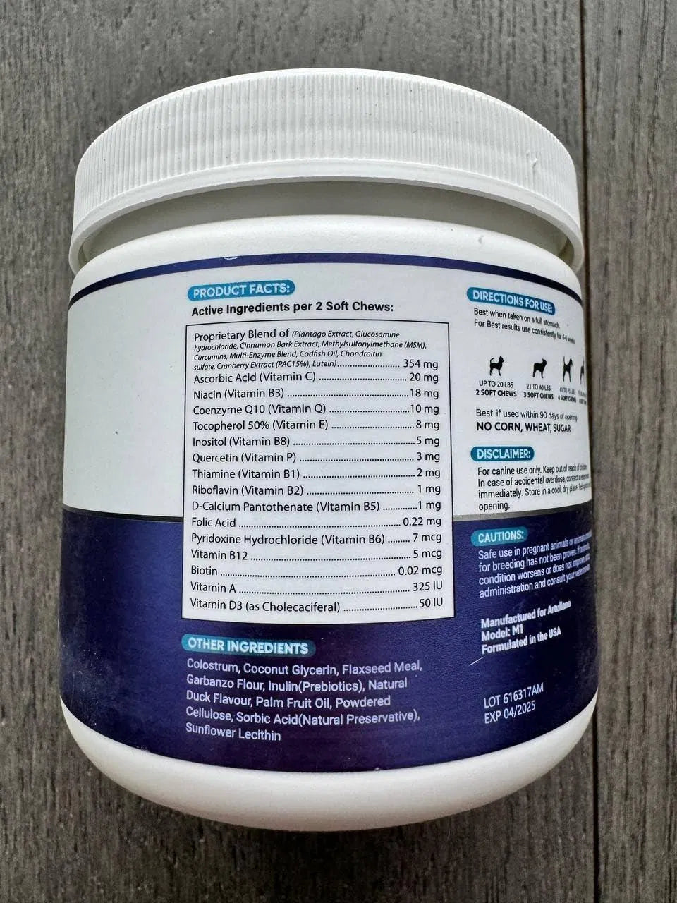 20 In 1 Hip and Joint Vit