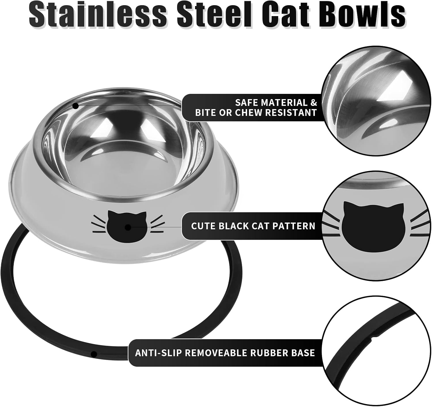 Non-Slip Decorative Cat bowl